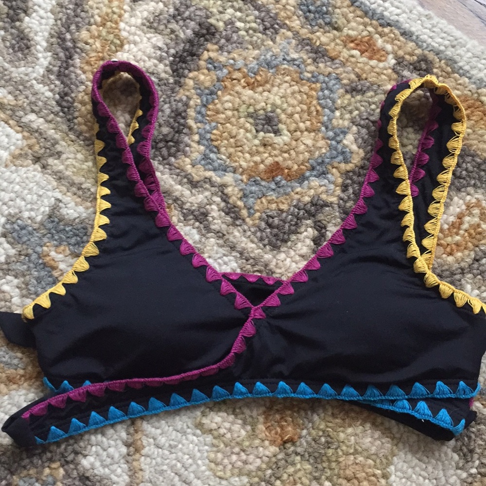 Lucky Brand Black Bikini Top